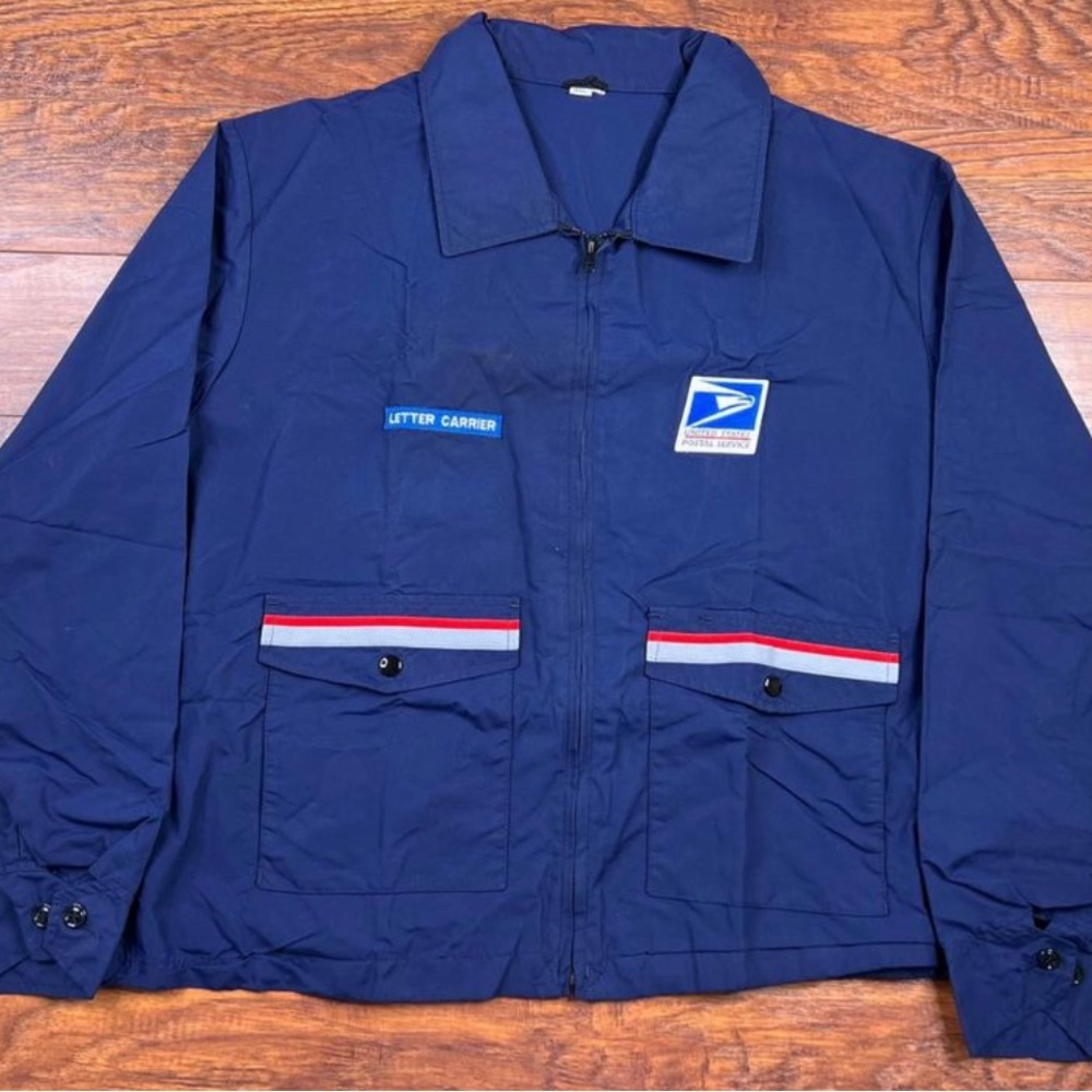 VINTAGE USPS POSTAL SERVICE LETTER CARRIER Wind Breaker JACKET 3X